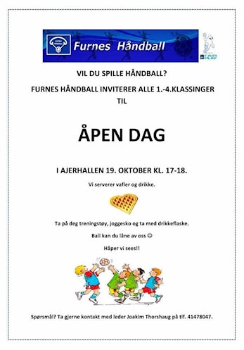 Åpen dag 19.oktober